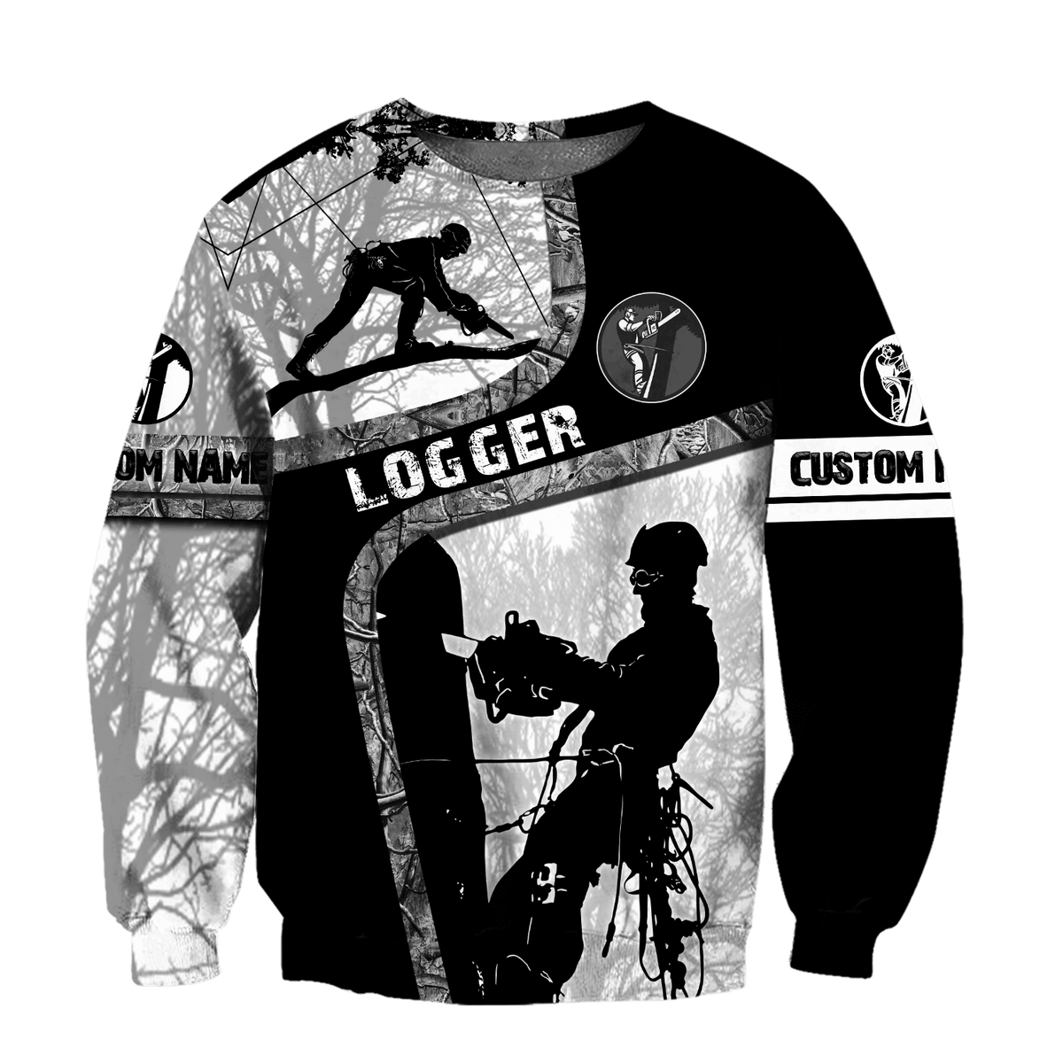 Premium Personalized Name Logger 3D All Over Printed Unisex Shirt