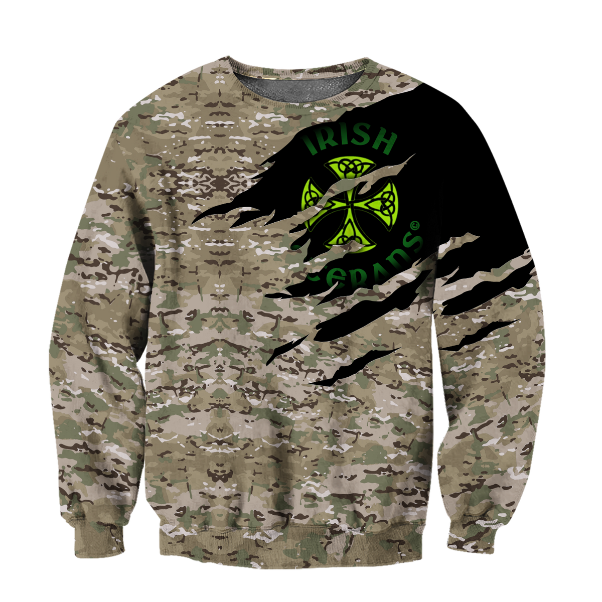 Irish Veterans 3D Hoodie Shirt For Men And Women