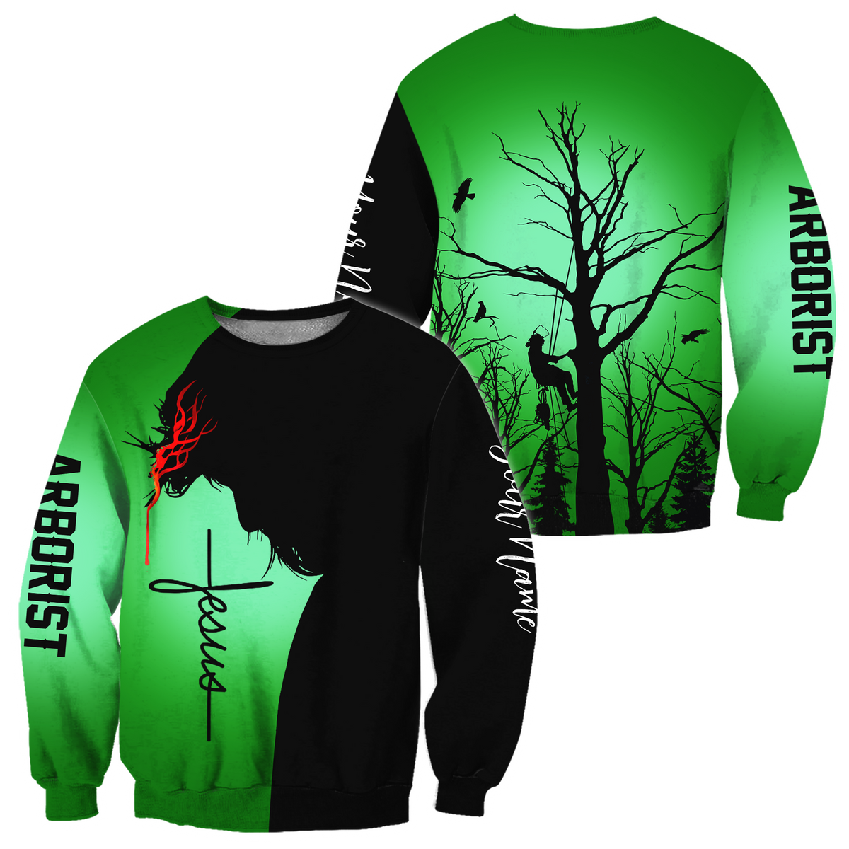 Premium Jesus Arborist Unisex 3D All Over Printed Shirts MEI