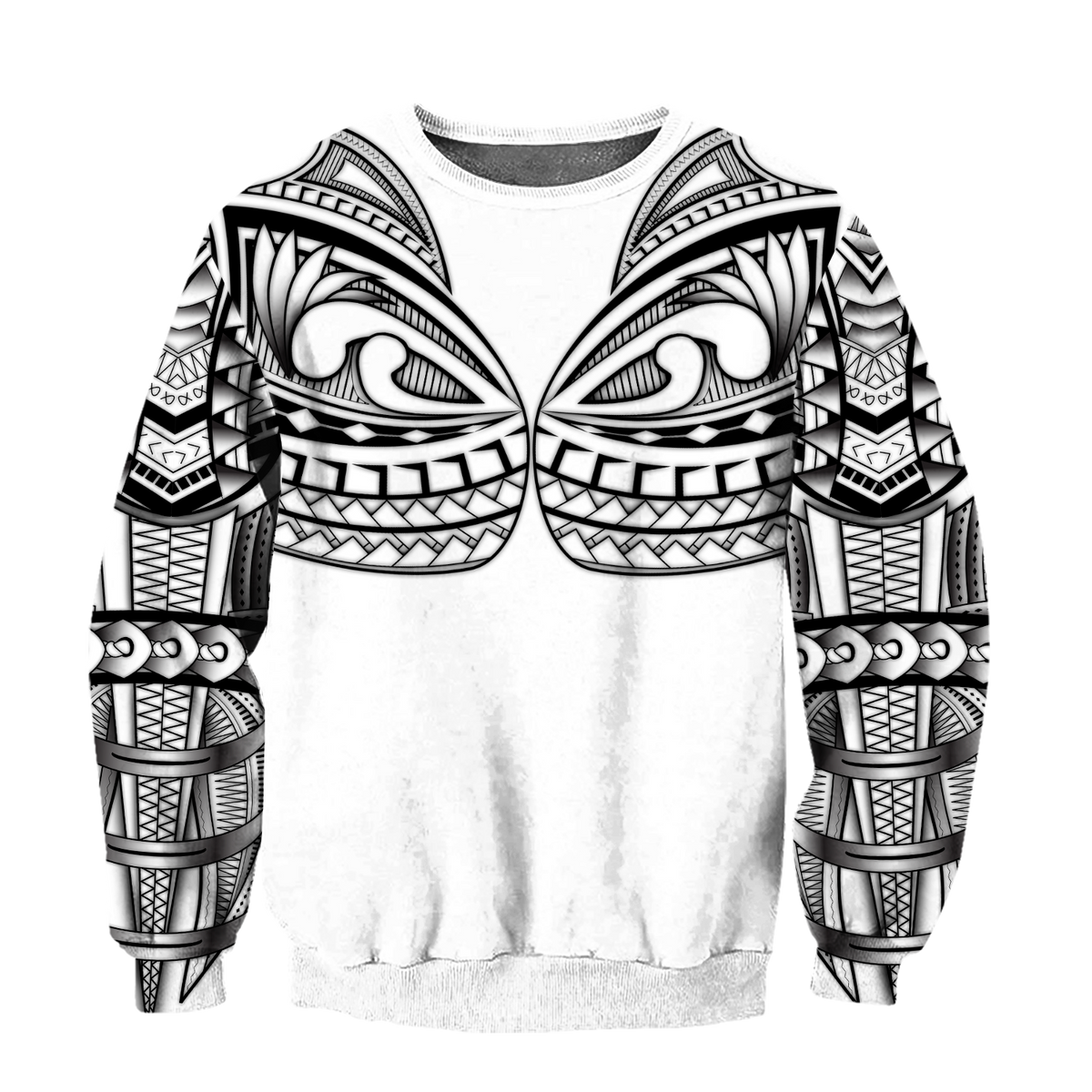 Amazing Polynesian Tattoo Deluxe Hoodie ML