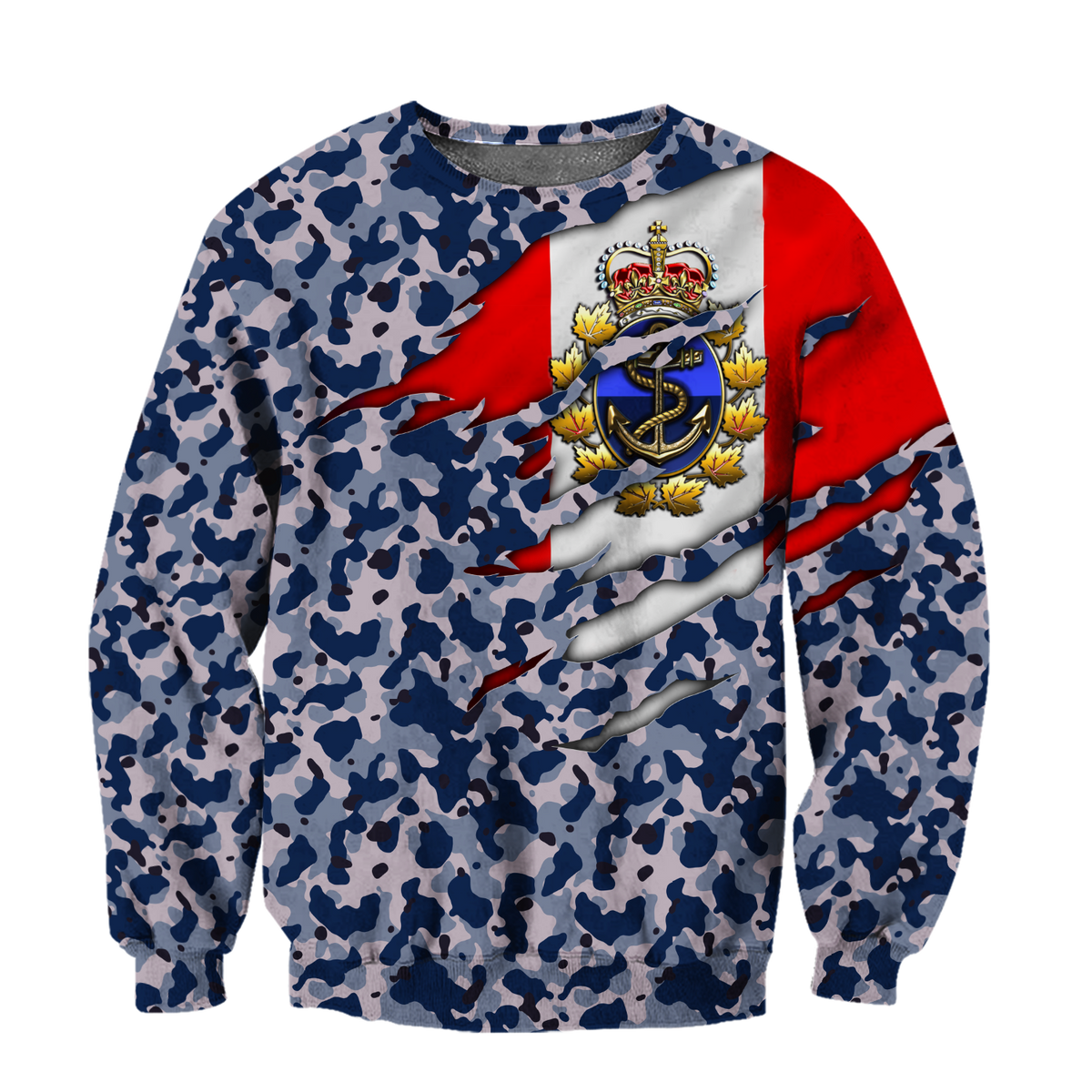 Canadian Navy Veteran 3D All Over Printed Shirts PD10032103