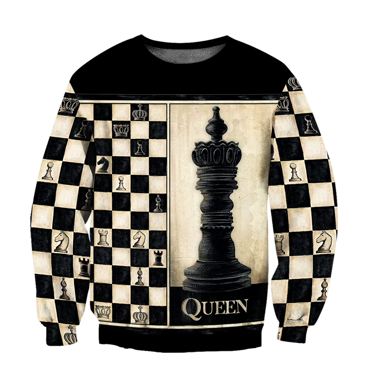 3D All Over Printed Chess Lovers- Queen Chess Unisex Shirts  PD18022103 XT