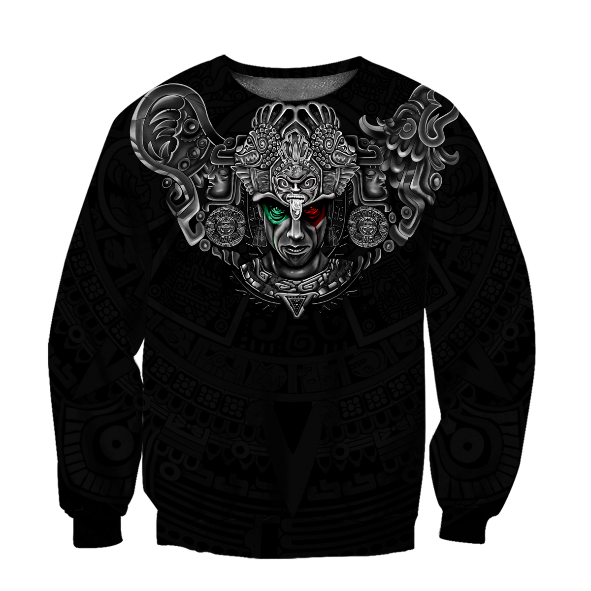 Aztec Warrior 3D All Over Printed Hoodie