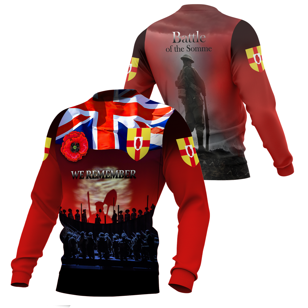Remembrance Day Lest We Forget 3D All Over Printed Unisex Shirts