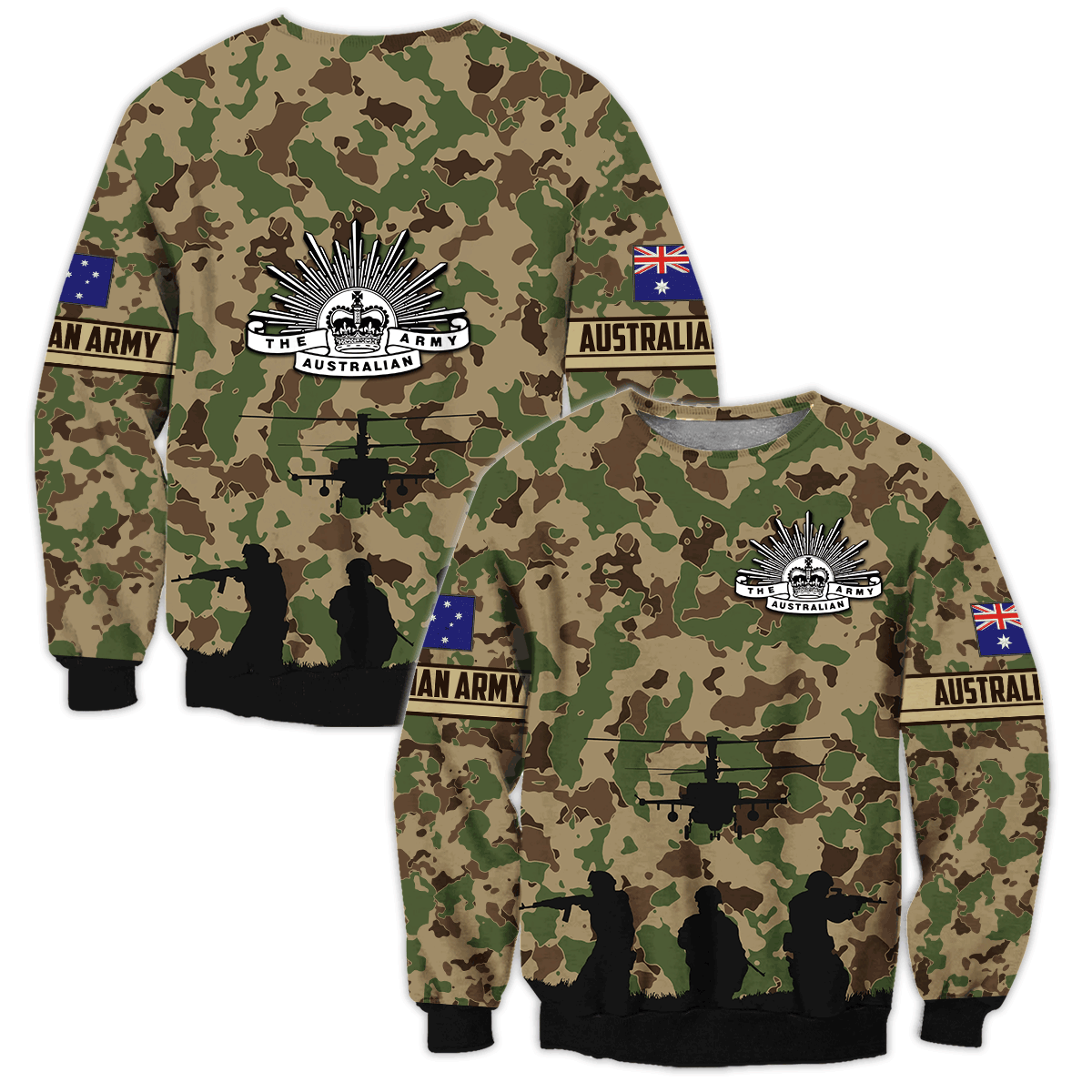The Australian Army 3D All Over Printed Shirts VP15032104