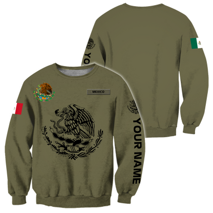 Mexican Customize 3D All Over Printed Shirts For Men And Women