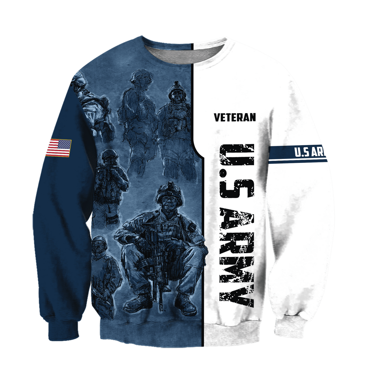 US Veteran 3D All Over Printed Unisex Hoodie Pi24052107