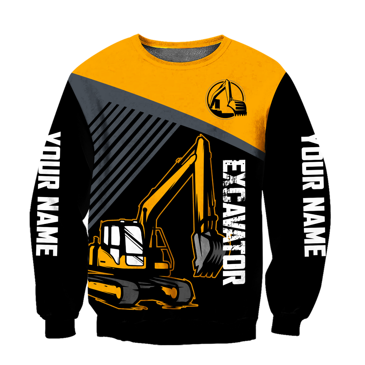 Custom Name XT Excavator 3D Printed shirts