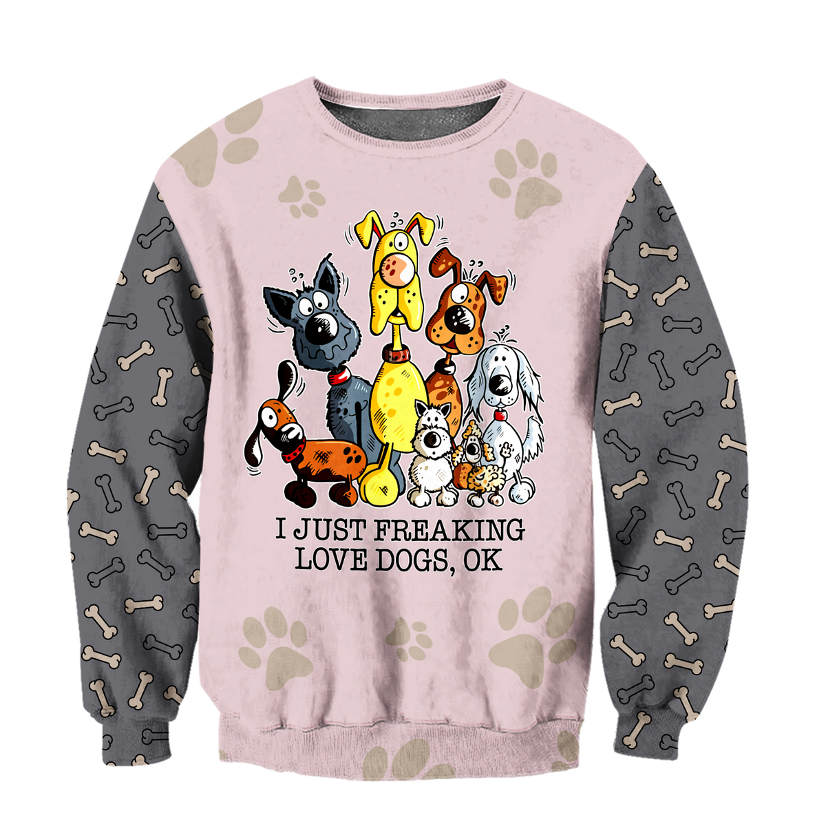 3D All Over Printed Dog Make Me Happy Unisex Shirts XT