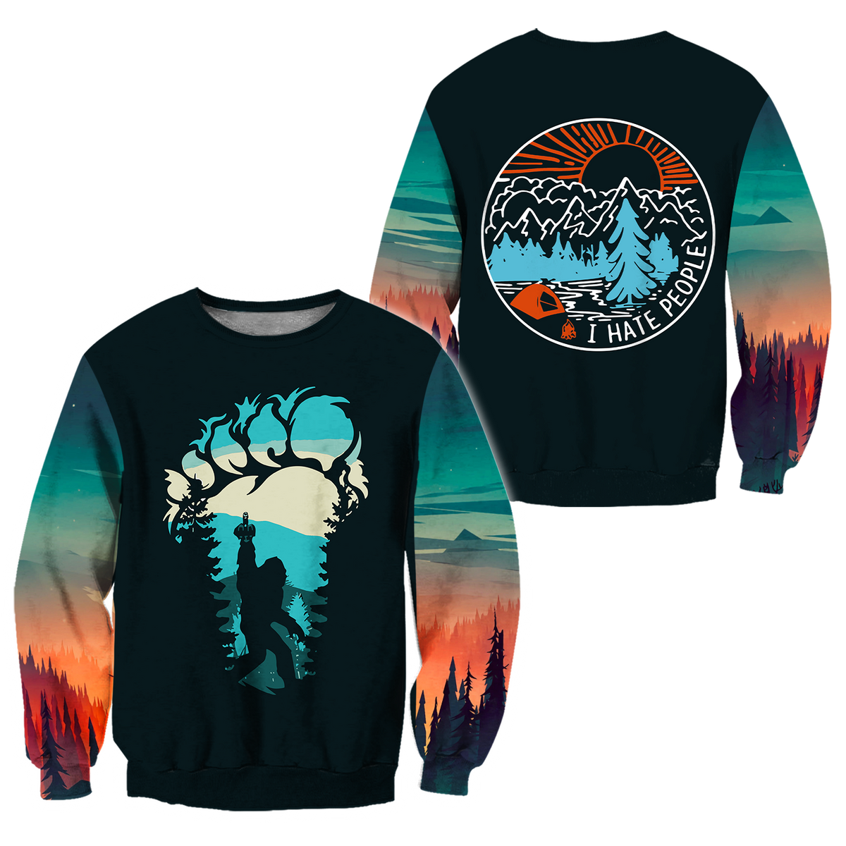 3D All Over Printed Camping  Unisex Shirts SN02022103 XT