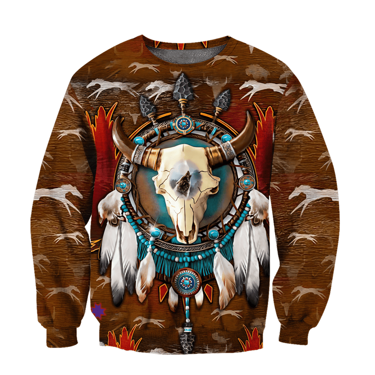 Native American 3D All Over Printed Shirts for Women