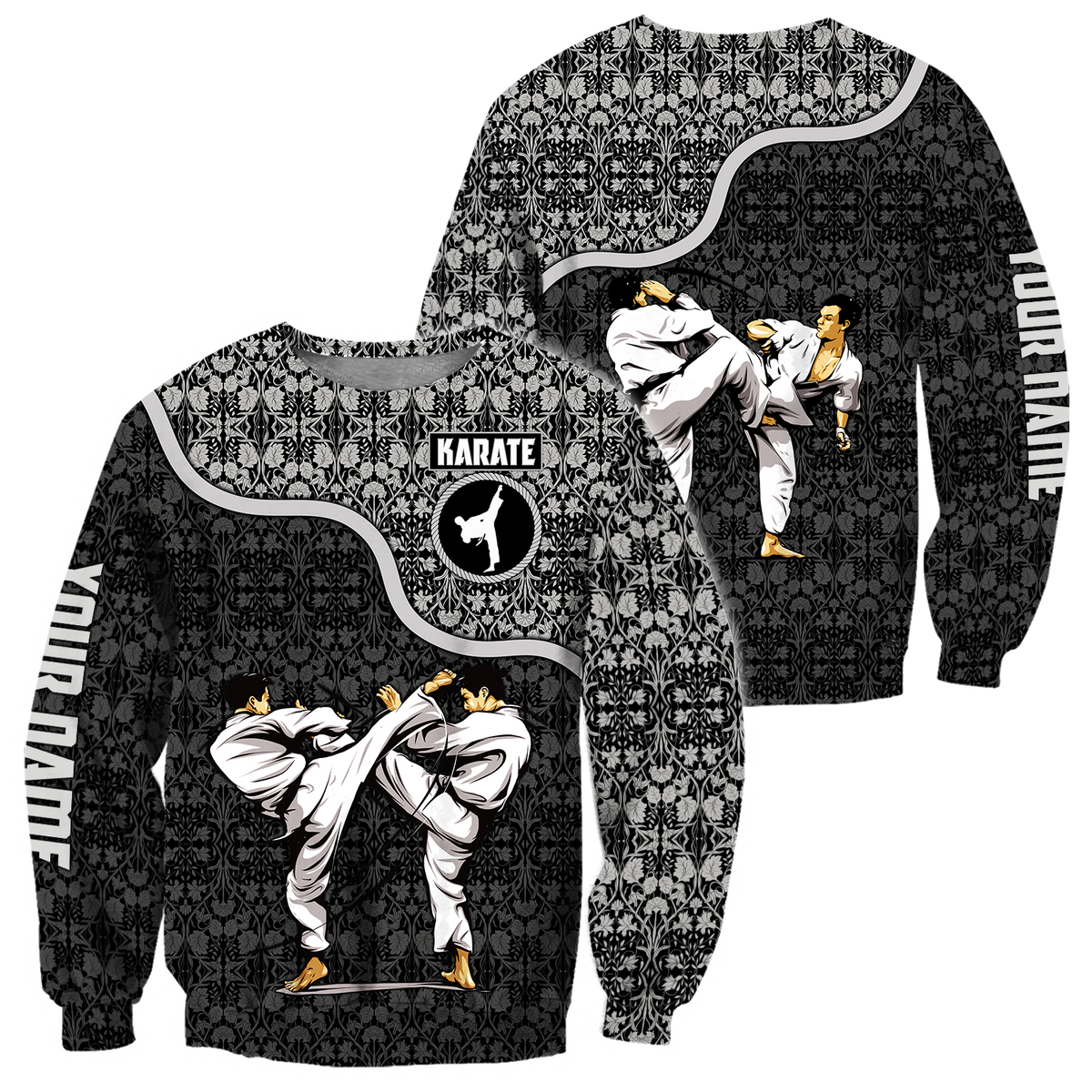 Customize Name Karate Art Hoodie For Men And Women TNA18032106