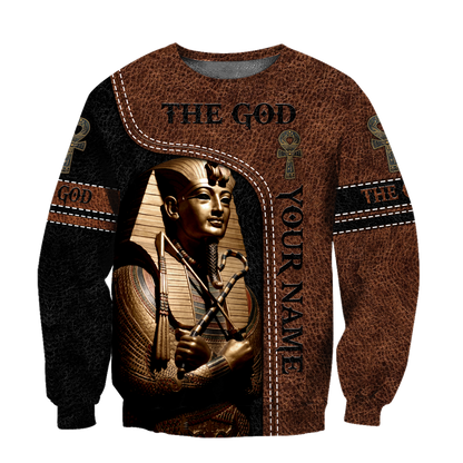 Custom name Pharaoh The God Ancient Egypt 3D design print shirts