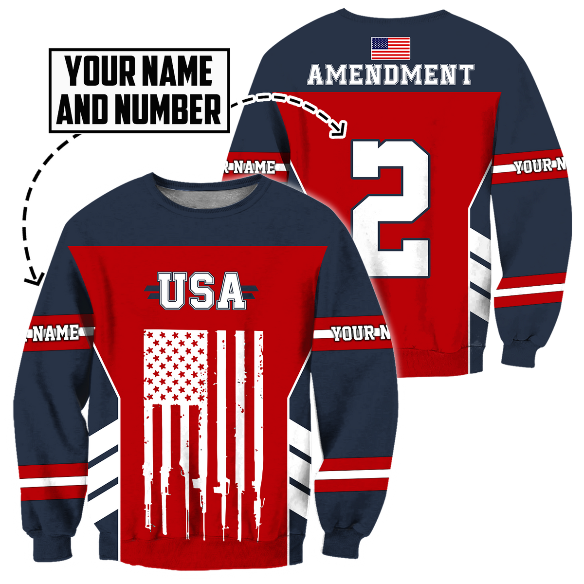 Customize Name America Hoodie For Men And Women DA10062106