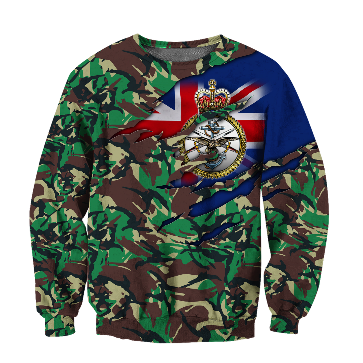 British Veteran 3D Printed shirts