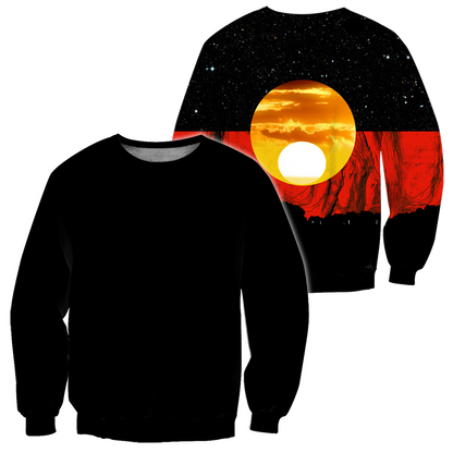 Australia Koori Kangaroo Aboriginal Flag™ All Over Print Hoodies HC