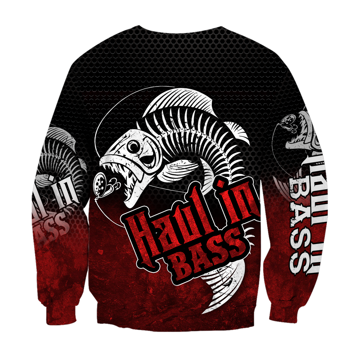 Haul in Bass Fishing Red Reaper 3d print shirts