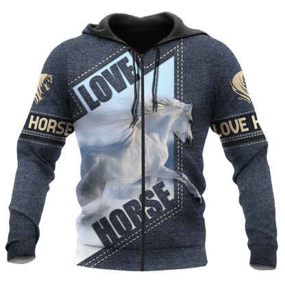 Love Horse  3D All Over Printed Shirts Pi112094XT