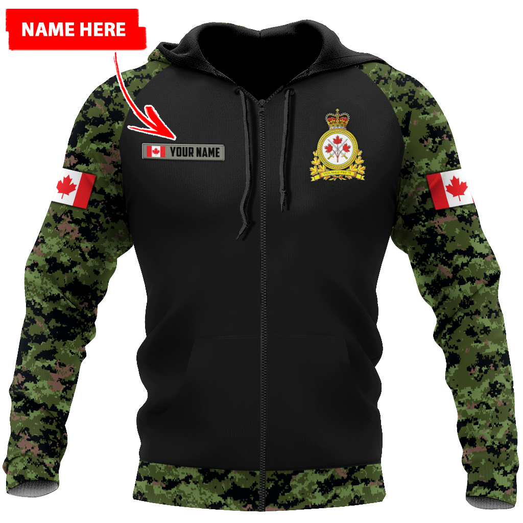Personalized Name XT Canadian Army Pullover 3D All Over Printed Shirts PD15032104