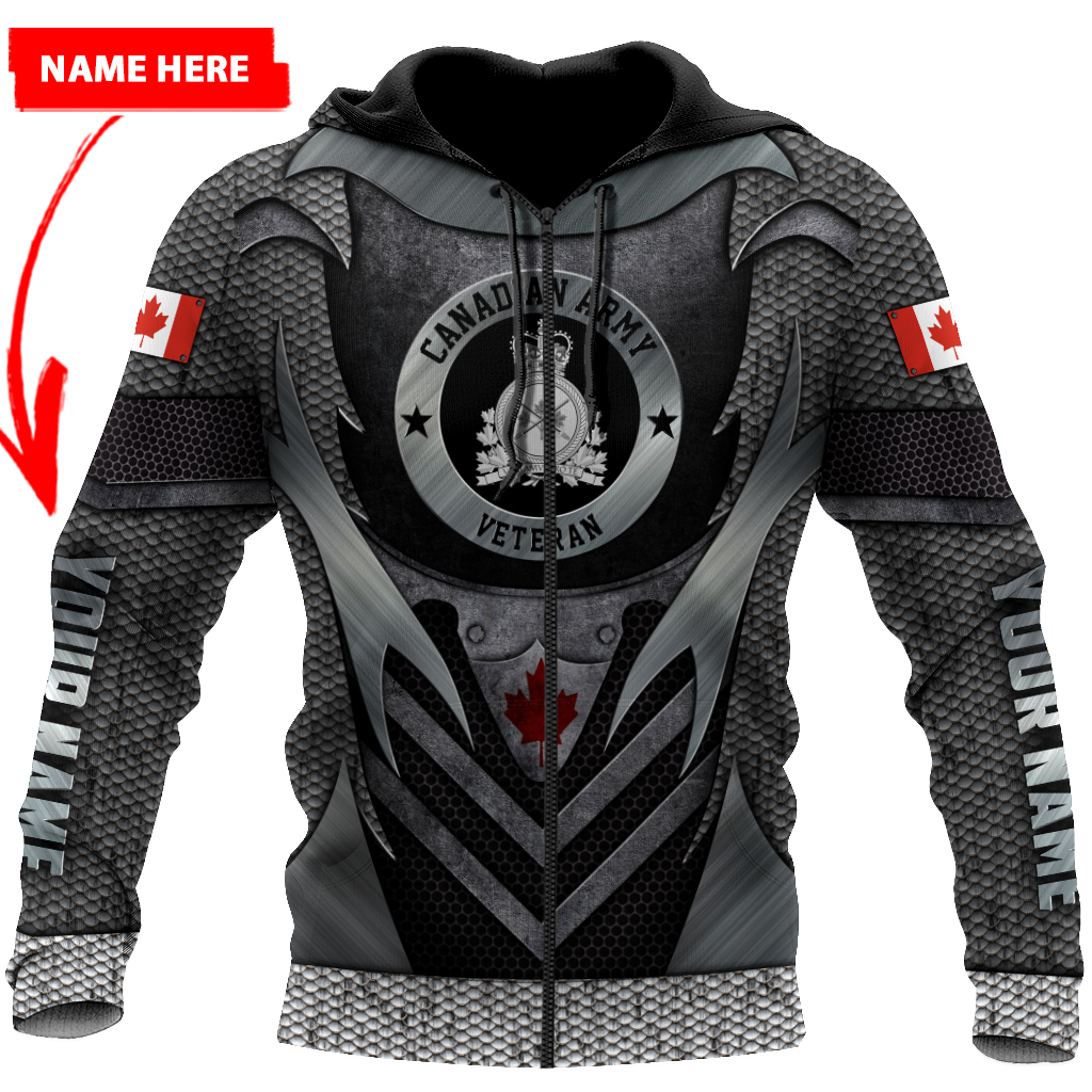 Personalized Name XT Canadian Veteran 3D Printed Clothes PD30032101