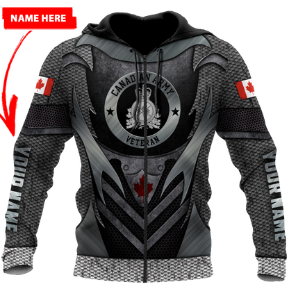 Personalized Name XT Canadian Veteran 3D Printed Clothes PD30032101