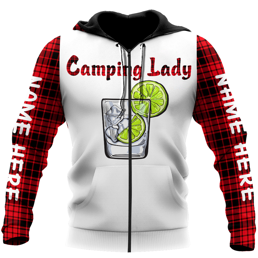3D All Over Printed Camping  Lady Unisex Shirts Custom Name XT