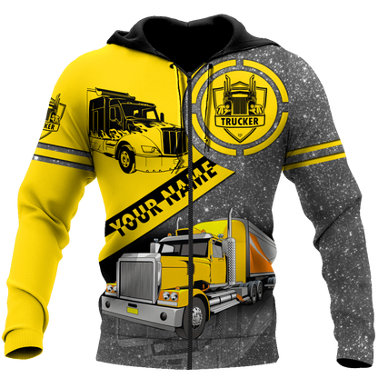 Premium Truck Driver Unisex 3D All Over Printed Shirts MEI