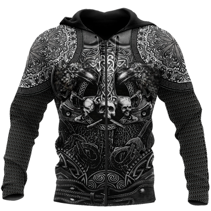 Customized Name Viking 3D All Over Printed Unisex Shirts