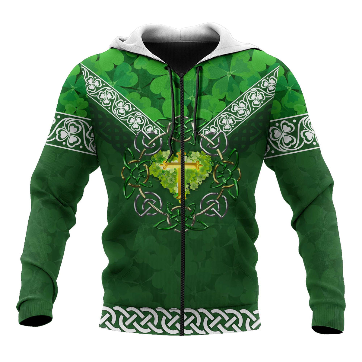 Premium Christian Jesus Easter St Patrick's Day 3D All Over Printed Unisex Shirts