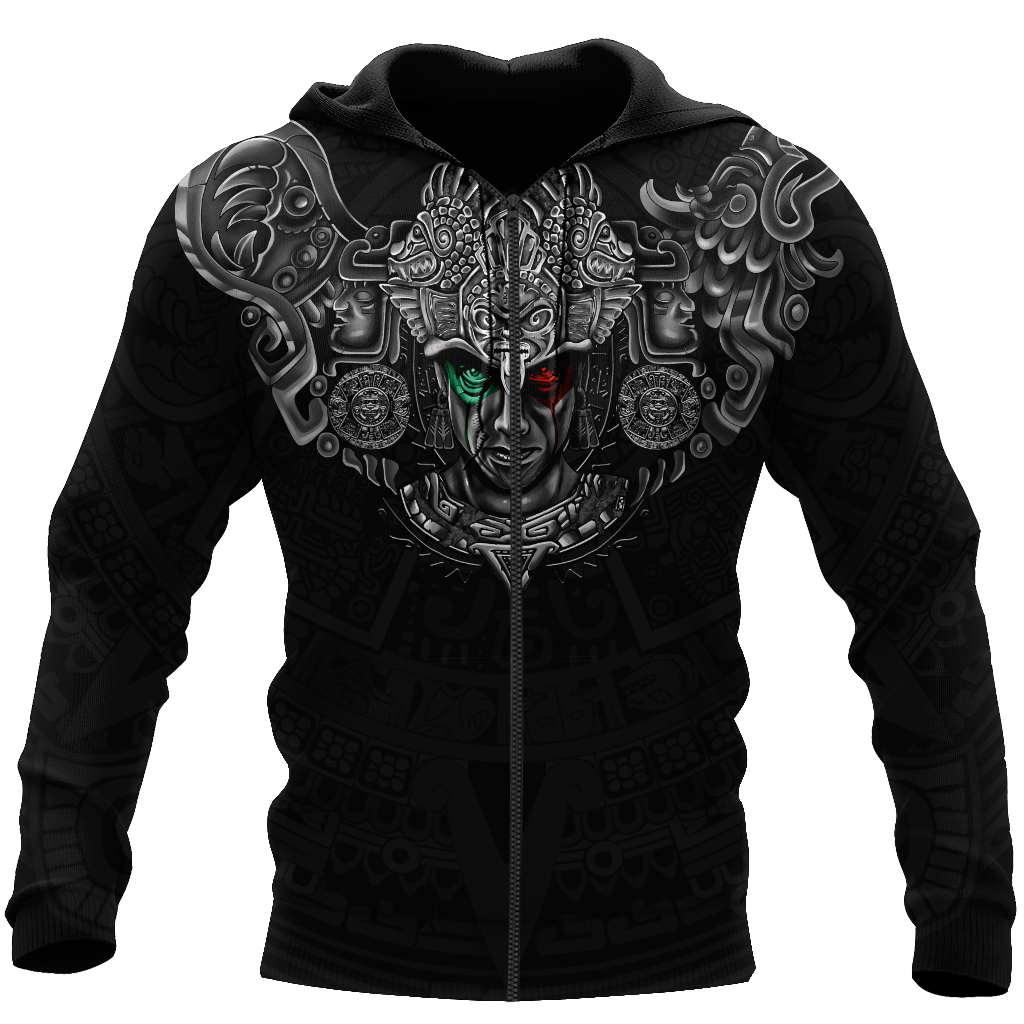 Aztec Warrior 3D All Over Printed Hoodie