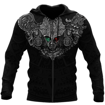 Aztec Warrior 3D All Over Printed Hoodie