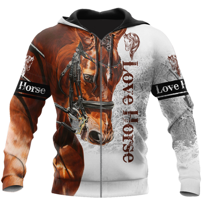 Love Horse 3D All Over Printed Shirts TR06012101