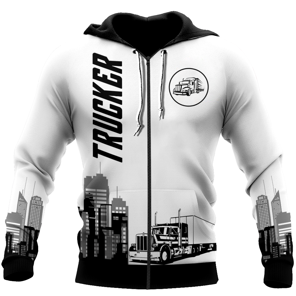 Trucker 3D All Over Printed Shirts For Men and Women