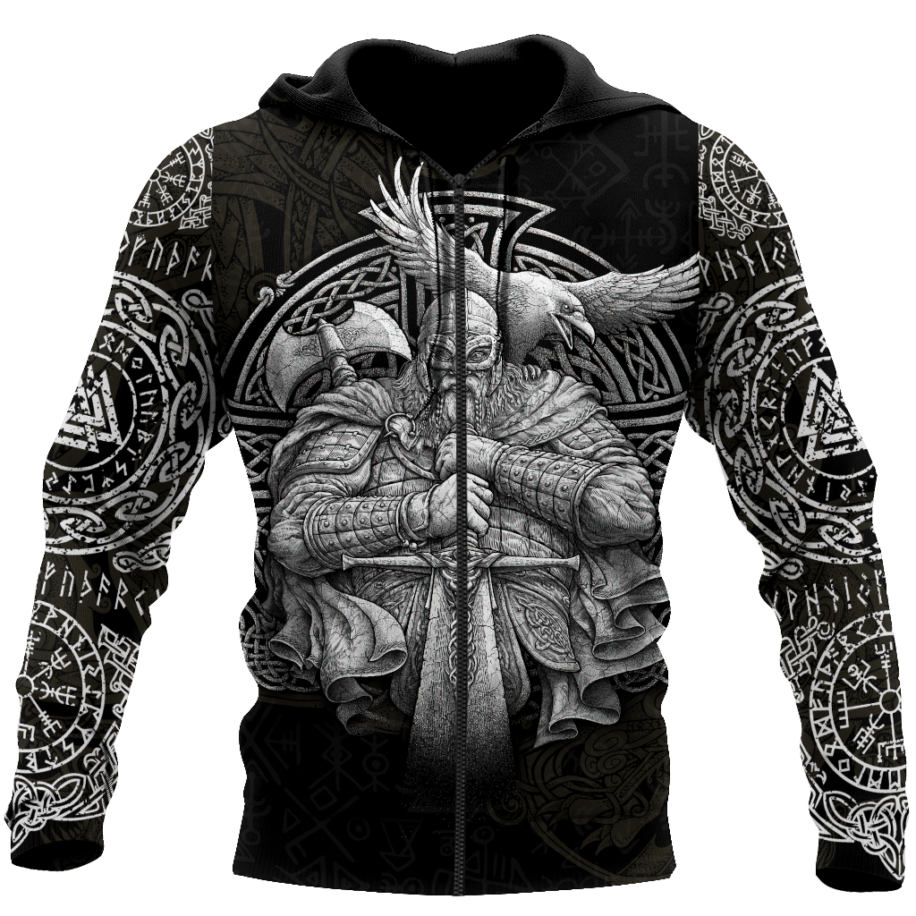 Customized Name Viking 3D All Over Printed Unisex Shirts
