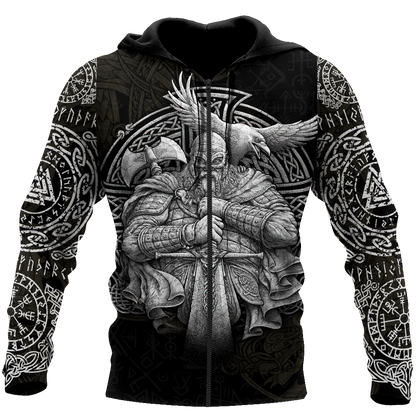 Customized Name Viking 3D All Over Printed Unisex Shirts