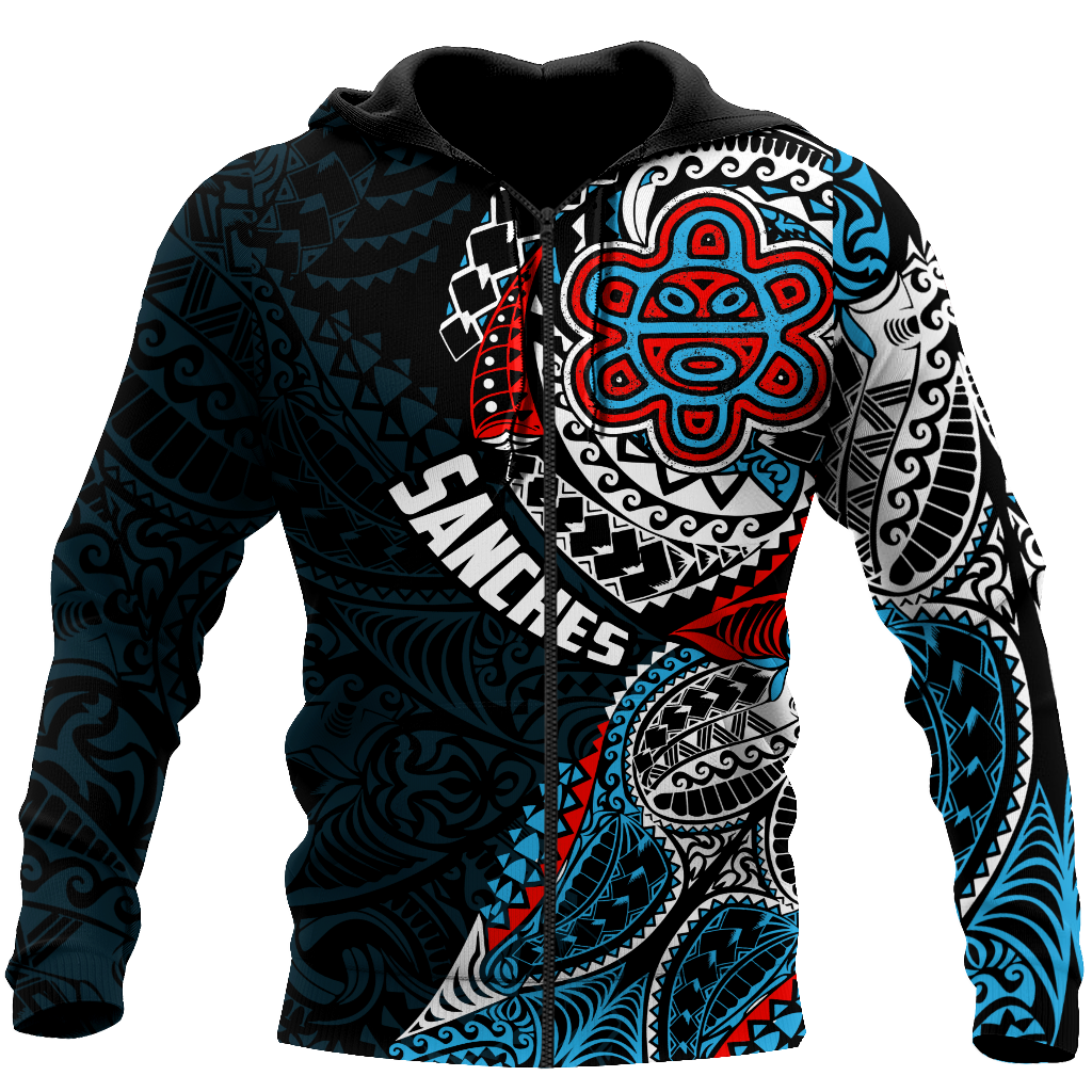 Customize Name Puerto Rico Tattoo Hoodie For Men And Women MH07022106