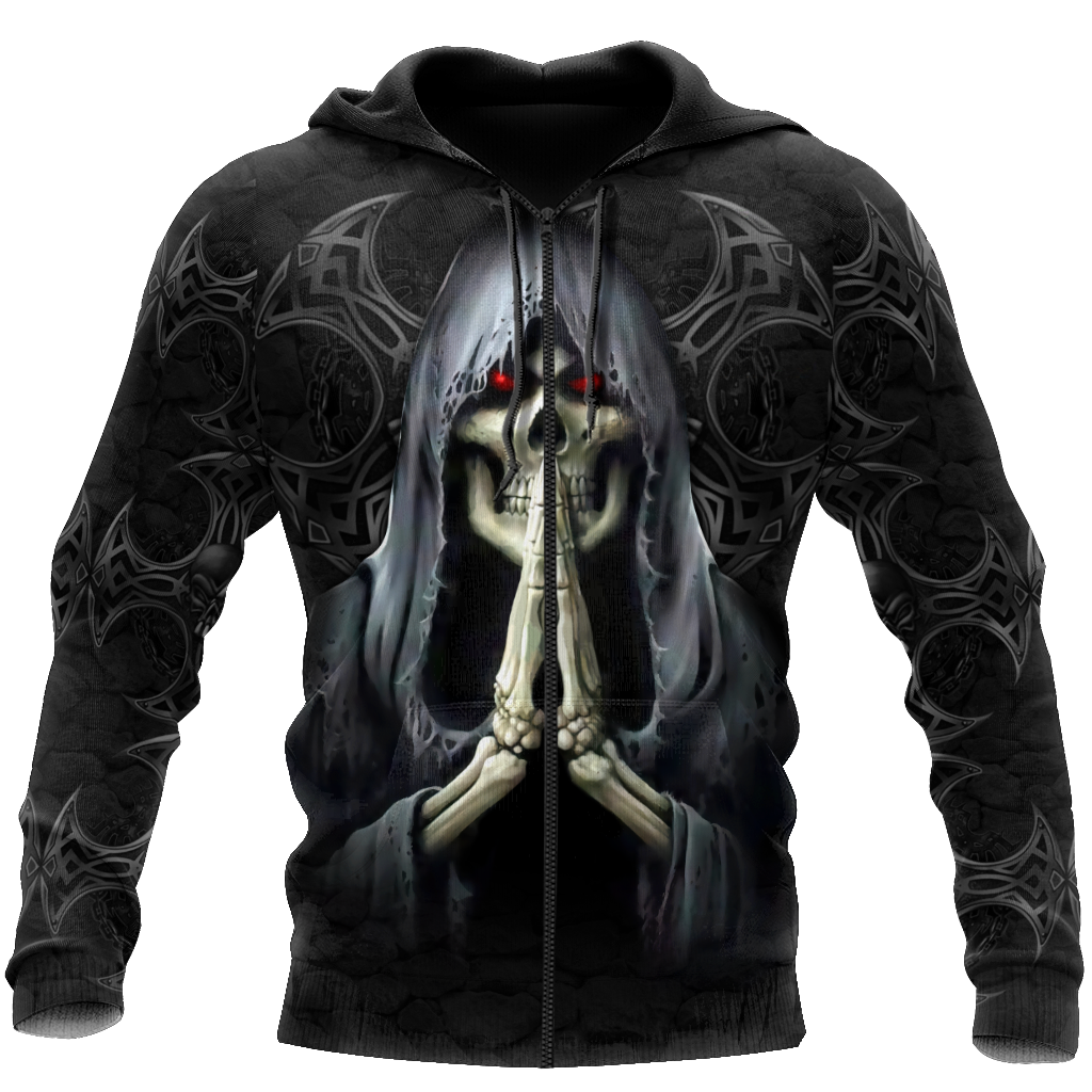 April Guy Skull 3D All Over Printed Unisex Hoodie