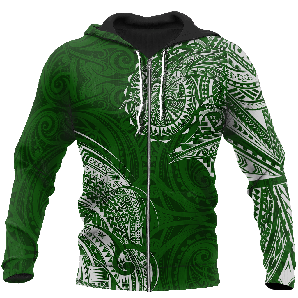 American Samoa active special 3d all over printed shirt and short for man and women JJ100105 PL-Apparel-PL8386-Zipped Hoodie-S-Vibe Cosy™