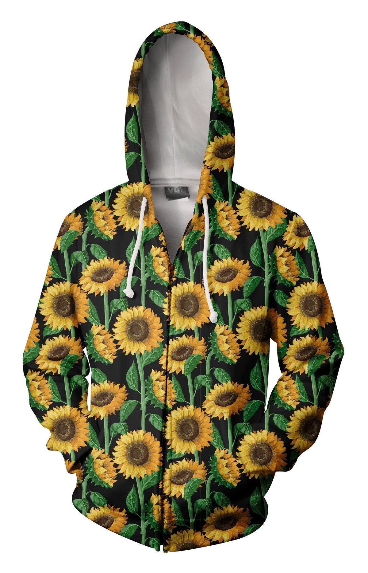 3D All Over Printing Sunflowers Shirt-Apparel-Phaethon-Zip-S-Vibe Cosy™