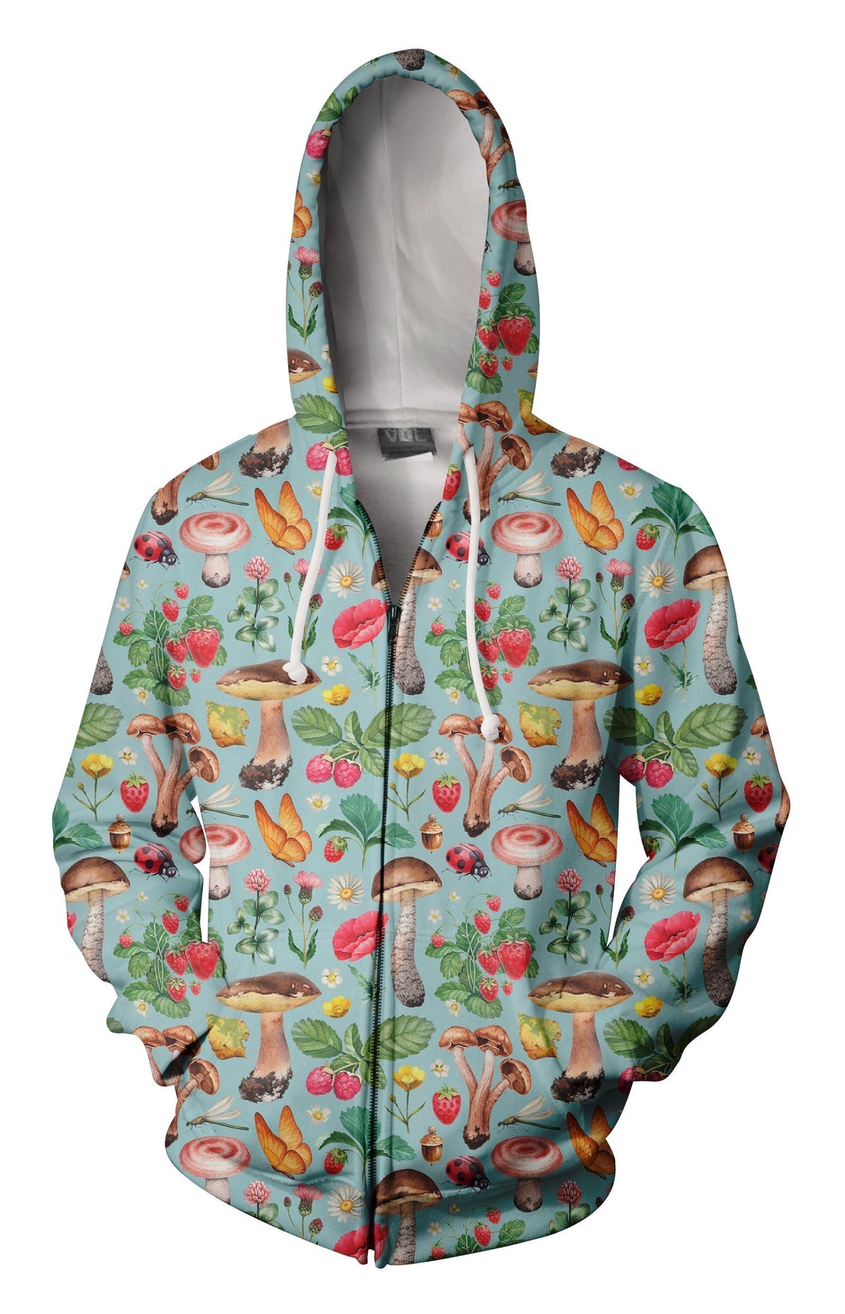 All Over Printing Mushroom Premium Shirt-Apparel-Phaethon-Zip-S-Vibe Cosy™