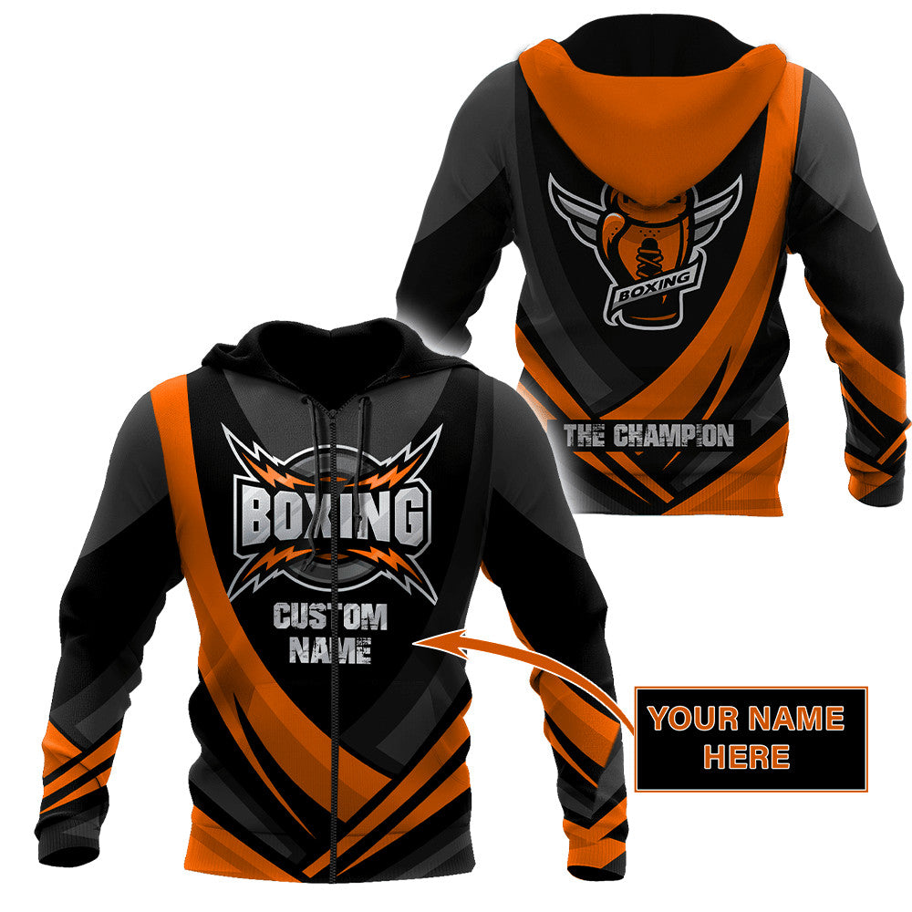 Customize Name Boxing 3D All Over Printed Unisex Shirts