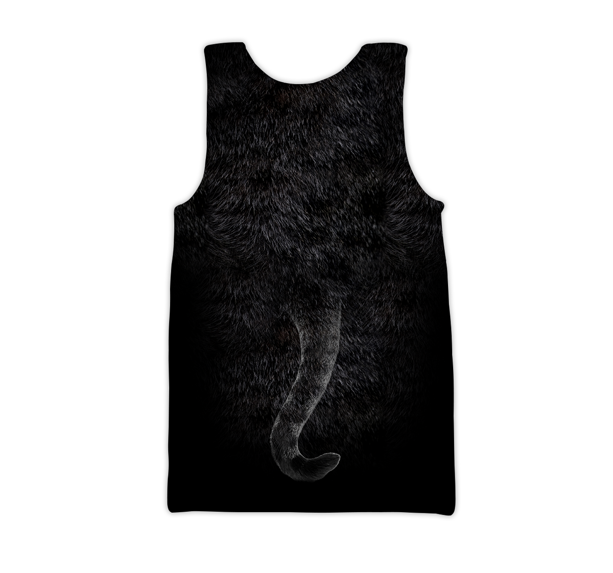 Love Black Cat cover face hair 3D all over shirts
