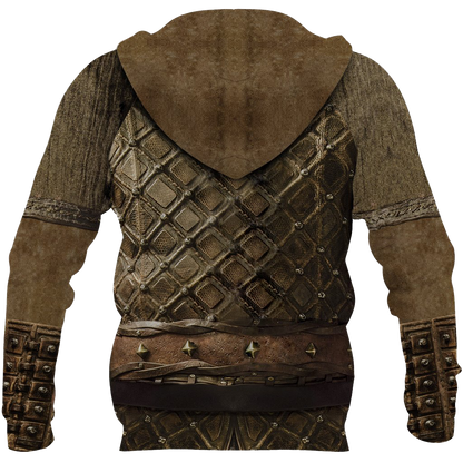 Irish Armor Knight Warrior Chainmail 3D All Over Printed Shirts For Men and Women AM020306-Apparel-TT-Hoodie-S-Vibe Cosy™