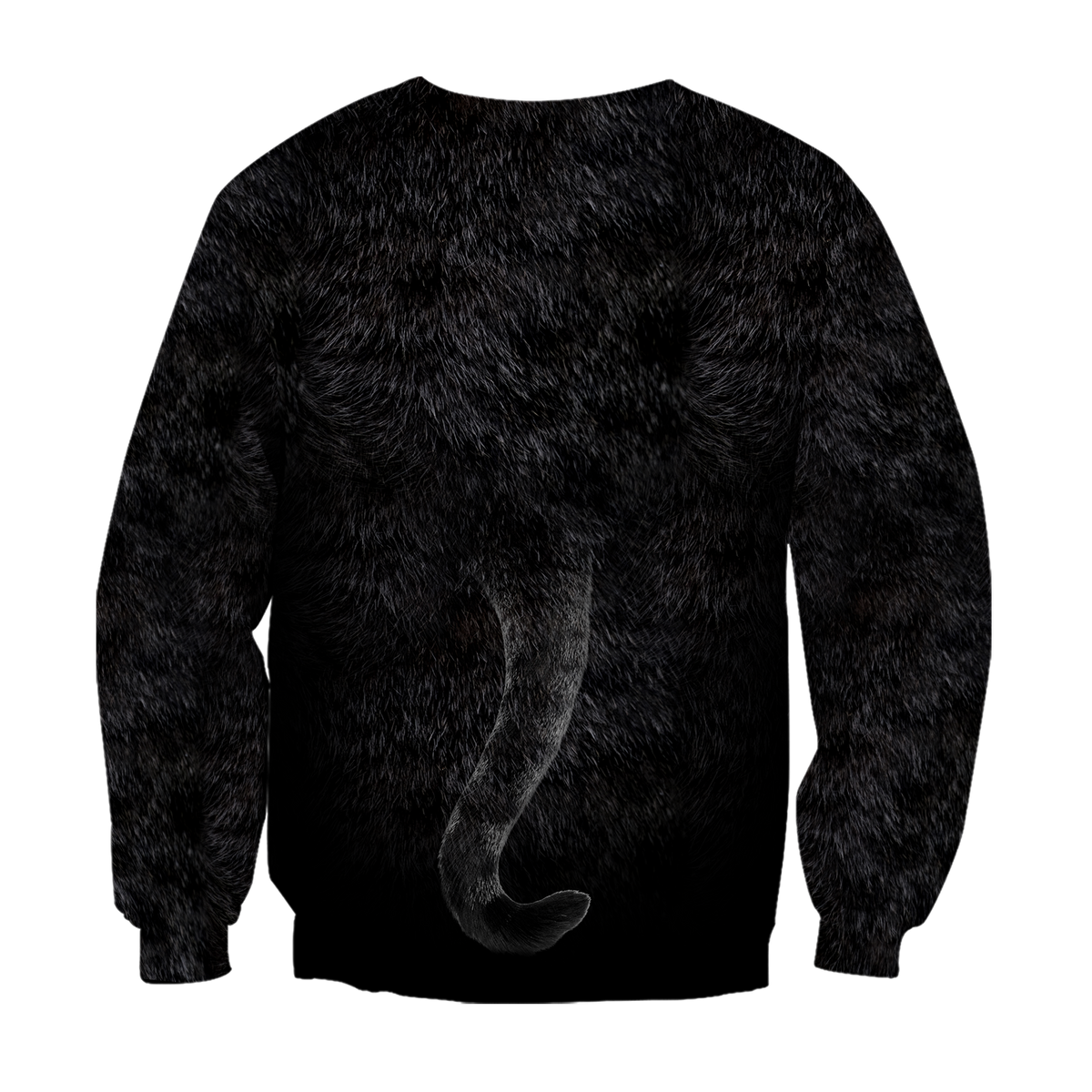 Love Black Cat cover face hair 3D all over shirts