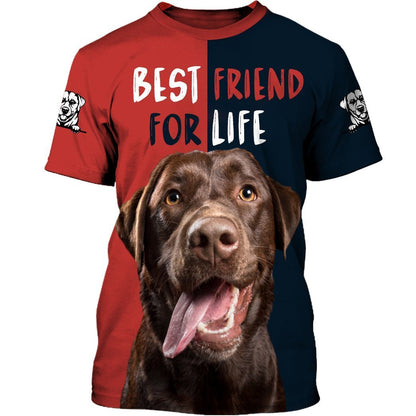 Labrado Retriever - Best Friend 3D Unisex Shirts