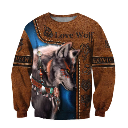 Wolf 3D All Over Printed Unisex Shirt
