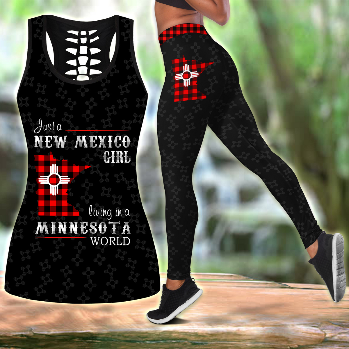 New Mexico Girl Combo Legging + Tank Limited by SUN MH2606201-Apparel-SUN-S-S-Vibe Cosy™