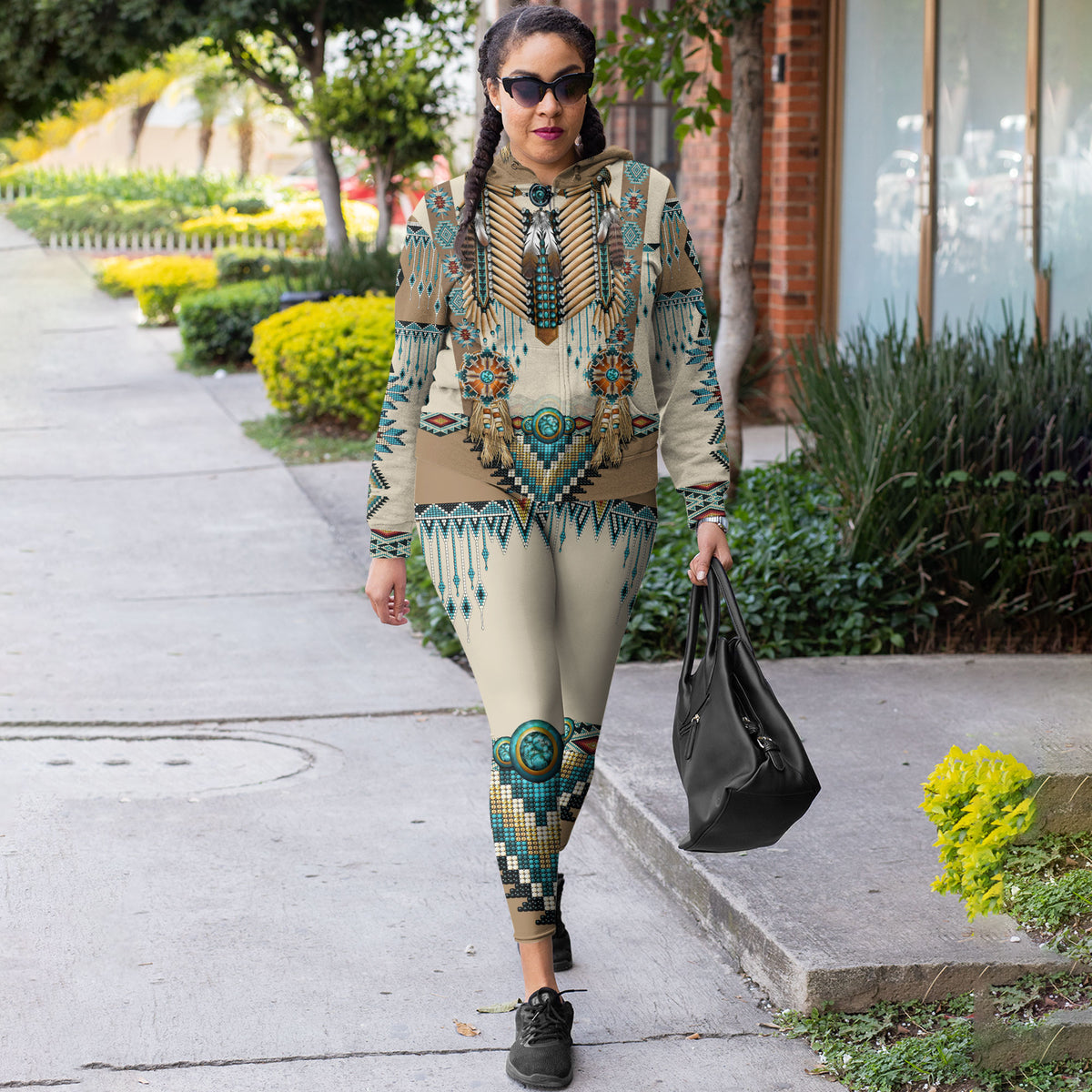 Native American 3D All Over Printed Legging + Hoodie