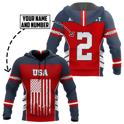 Customize Name America Hoodie For Men And Women DA10062106