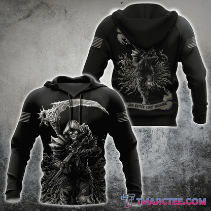 That Which Doesn't Kill Me, Had Better Start Running Veteran 3D All Over Printed Unisex Shirts
